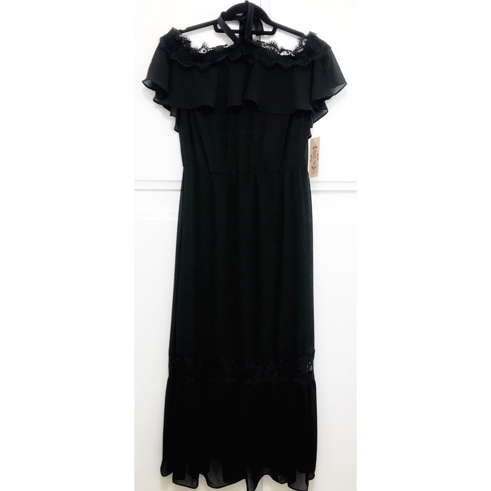 NWT Nanette Lepore halter cold shoulder dress - Picture 5 of 8